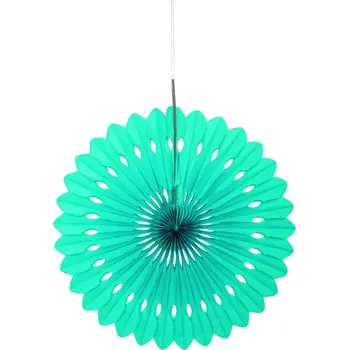 Konfeta Dekorační rozeta tyrkysová (Dekorační rozeta tyrkysová)