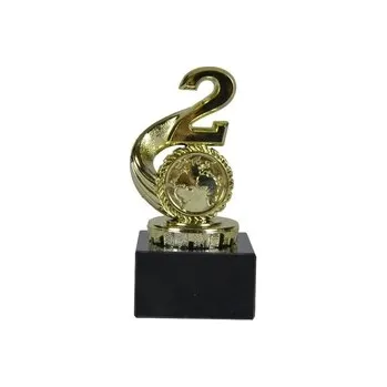 Soška 2.místo na mramorovém podstavci 11 cm, Výška 11 cm