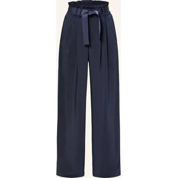 Dámské kalhoty Marc Aurel Dámské Marlene Kalhoty Ze Saténu, tmavě modrá, 34