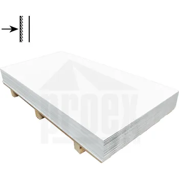 Plech Satjam - Tabule bílá jednostranná RAL 9010 - 0,55x1250x2000 mm