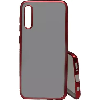 Pouzdro na mobilní telefon Forcell Elegance Matt Samsung Galaxy A50 A505 Červené