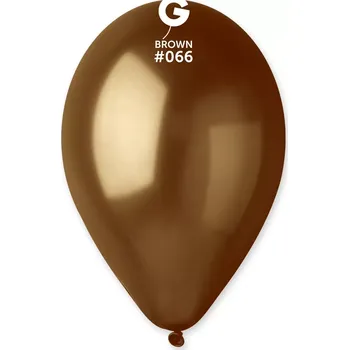 Balónek Balónek 30cm/12" #066 hnědá ZIP BAG 50ks