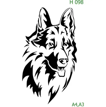 Šablona H 098 - A3 , Nelepící folie