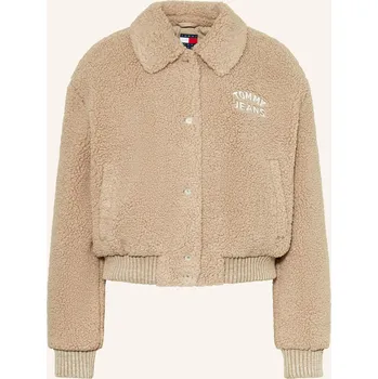 Tommy Jeans Dámský Plyšový Blouson, světle hnědá, 34