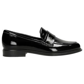 Dámské polobotky Černé Klasické Dámské Mokasíny Z Lakované Kůže Wojas 4635431 38