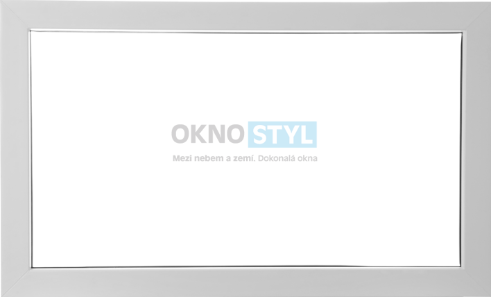 OKNOSTYL.cz sklepní okno plastové 600 x 400 cm OLIMPIA 60 AD fixní