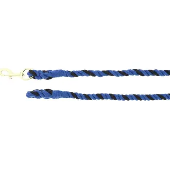 Vodítko pro psa Vodítko NORTON Twisted Cotton modré/černé