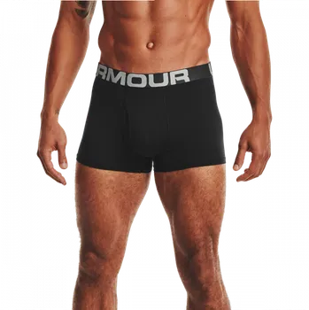 Pánské spodní prádlo Pánské boxerky UA Charged Cotton 3Pack - Under Armour Velikost: M, Barva: černá