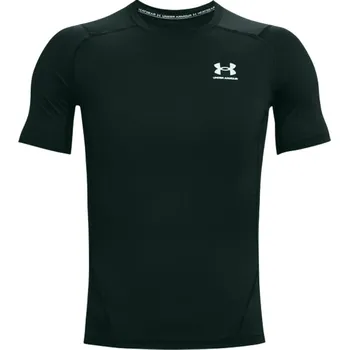 tričko Under Armour HeatGear Armour Comp - 001/Black/White XS