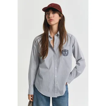 Dámská košile KOŠILE GANT REL CLASSIC POPLIN GRAPHIC SHIRT PERSIAN BLUE