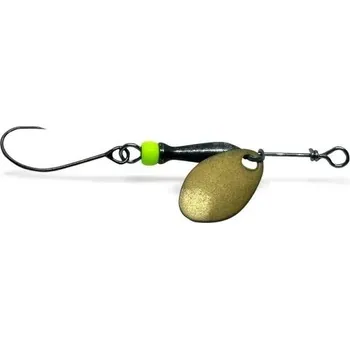 Umělá nástraha JigovkyCZ Třpytka Classic Barbless Gold (Black/Chartreuse Body) - 00