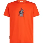 ICEBREAKER Mens 150 Tech Lite SS Tee Bear Tour, Fervid velikost: XL