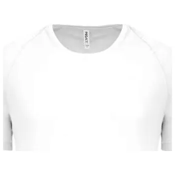 Proact Men's Short-sleeved Sports T-shirt, bílá (White)