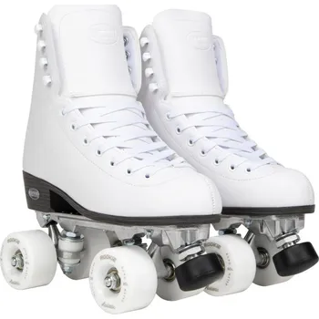 Kolečkové brusle Rookie - Artistic White - trekové brusle Velikost (brusle): 40.5