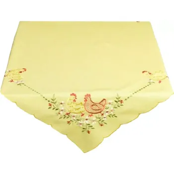 ubrus Dekortextil ubrus Slepičky žluté