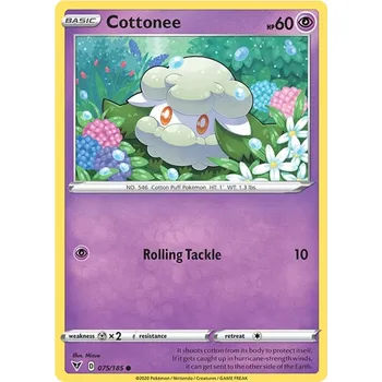 Karetní hra Cottonee 075/185 - Vivid Voltage Typ karty: Reverse Holo