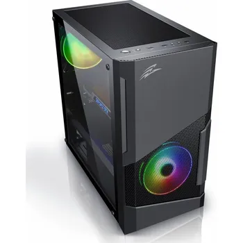 PC skříň Evolveo M5 CAEM5 EVOLVEO M5, case mATX, průhledná bočnice, černá