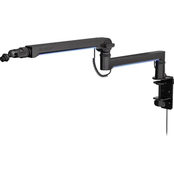 Mikrofon Endorfy rameno na mikrofon Broadcast Low Profile RGB Boom Arm / 360st. rotace / kulová hlava / LED osvětlení