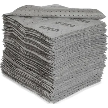 Sorbent DENSORB® sorpční hadry, provedení Univerzál, Economy Double, heavy, 2vrstvé, 40 x 50 cm, 100 ks