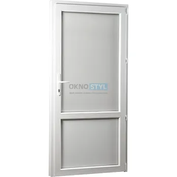 Vchodové dveře OKNOSTYL.cz vchodové dveře vedlejší 880 x 2080 cm REHAU Smartline+ plné pravé Bílá