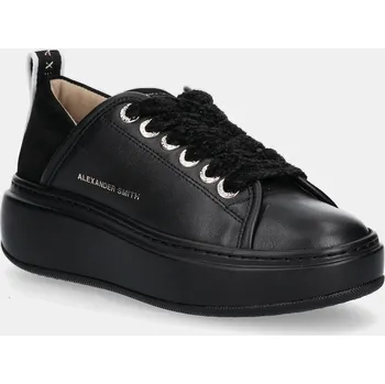 Dámské tenisky Kožené tenisky Alexander Smith Wembley High ASBCWHW0525TBK černá 99X, EUR 37