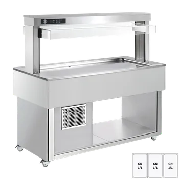 Bufet chlazený GN 3-1/1 - 30 mm, RAL | RM - TR LIME+ 3R