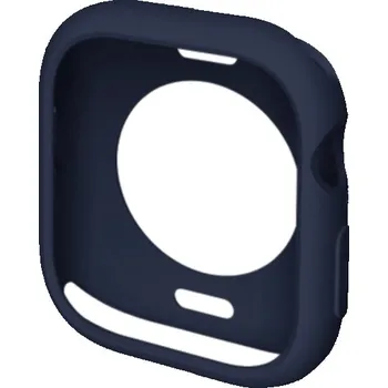 Pouzdro na mobilní telefon Ochranné pouzdro z měkkého plastu pro Apple Watch 46mm - tmavě modré