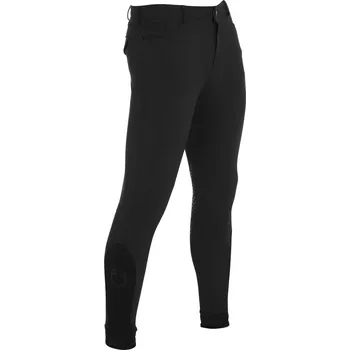 Jezdecké kalhoty EQUESTRO Rajtky Caspar Equestro, s gripem na kolenou, pánské, černé 40