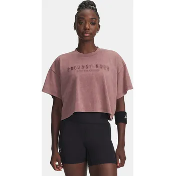 Dámské tričko Under Armour Pjt Rck Statement Graphic 6007507-651 Červená SM