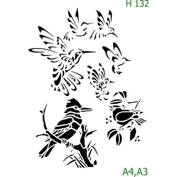 Šablona H 132 - A3 , Nelepící folie