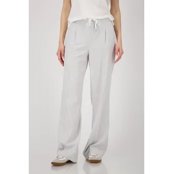 Dámské kalhoty Kalhoty Monari 8751 šedé melange s pružným pasem Velikost: 40