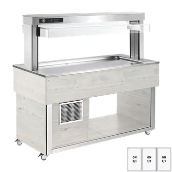 Bufet chlazený GN 3-1/1 - 30 mm, Hemlock | RM - TR LIME+ 3H