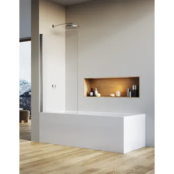 Vanová zástěna Ronal (Sanswiss) Ronal, SOLINO jednokřídlá vanová zástěna SOEB1 Šířka: 75 cm + při platbě převodem sleva