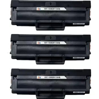 Počítač Starink toner W1106A XL, verze 2500 stran pro tiskárny HP (Černý) 3-PACK