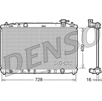 Chladič motoru Chladič, chlazení motoru DENSO DRM50042