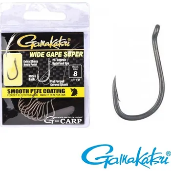 Rybářský háček Gamakatsu háčky Wide Gape Super 10ks - Velikost : 6