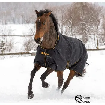 Vybavení pro koně Deka výběhová Bucas -IRISH TURNOUT MEDIUM 150G- - Černá - 125cm