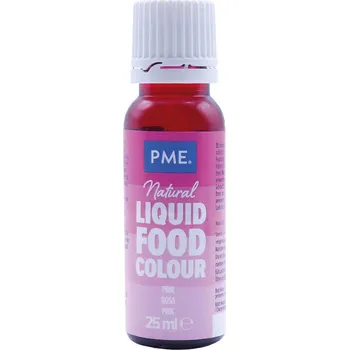 Potravinářské barvivo PME 25 ml - přírodní tekuté potravinářské barvivo, světle růžové