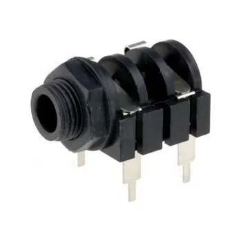 Elektrická zásuvka Jack 6.3 zásuvka do DPS mono