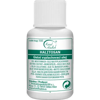 Dentální hygiena AKH/Karel Hadek Ústní vyplachovací olej HALITOSAN 20 ml