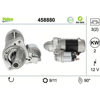 Autoelektrika Startér VALEO 458880