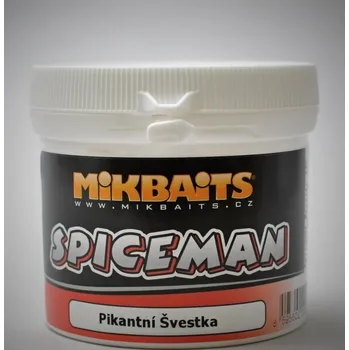 Návnadová pasta Mikbaits Obalovací Těsto Spiceman Pikantní Švestka 200gr