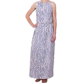 Dámské šaty Dámské maxi šaty s potiskem Orange Point 2811 jeans velikost L