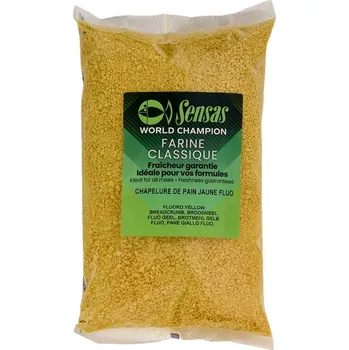 Návnadové aroma Sensas Chapelure Fluo-Jaune (žlutá angl.vločka) 700gr