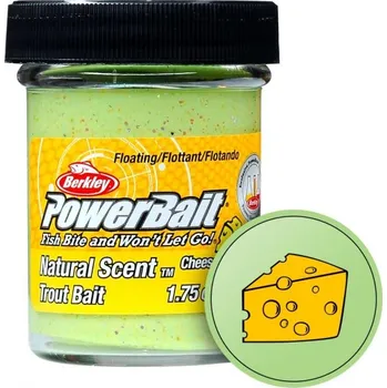 Návnadová pasta Berkley těsto na pstruhy sýr glitter Light Green 50gr