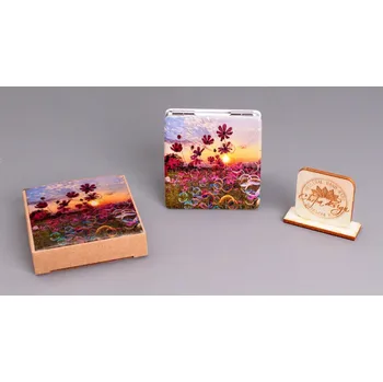 Kosmetické zrcátko kapesní zrcátko - bubliny