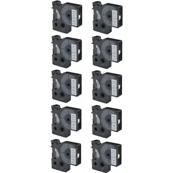Pásek do tiskárny Kompatibilní páska s Dymo 40913, S0720680 / 40913, 9mm x 7m cerný tisk / bílý podklad 10-PACK