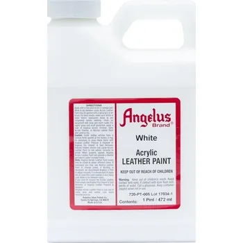 Speciální výtvarná barva Akrylové barvy Angelus 473 ml. - White 005