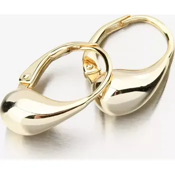 Náušnice Zlacené stříbrné náušnice kapky PKL-2246