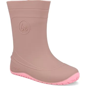 Chlapecké holínky Barefoot dětské holínky Be Lenka - Pudds Misty pink růžové Velikost: 27
